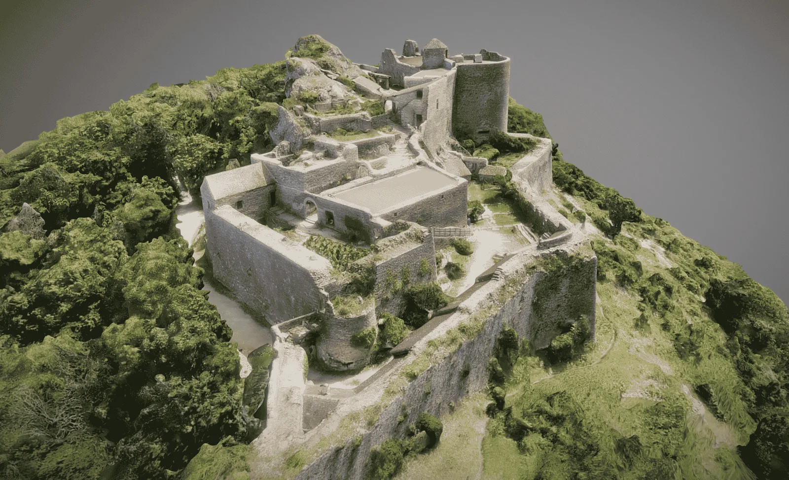 Le chateau de malain restitue en 3d en 2022 par la malinette